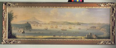 The Gulf of Pozzuoli, near Naples by Gaspar Butler